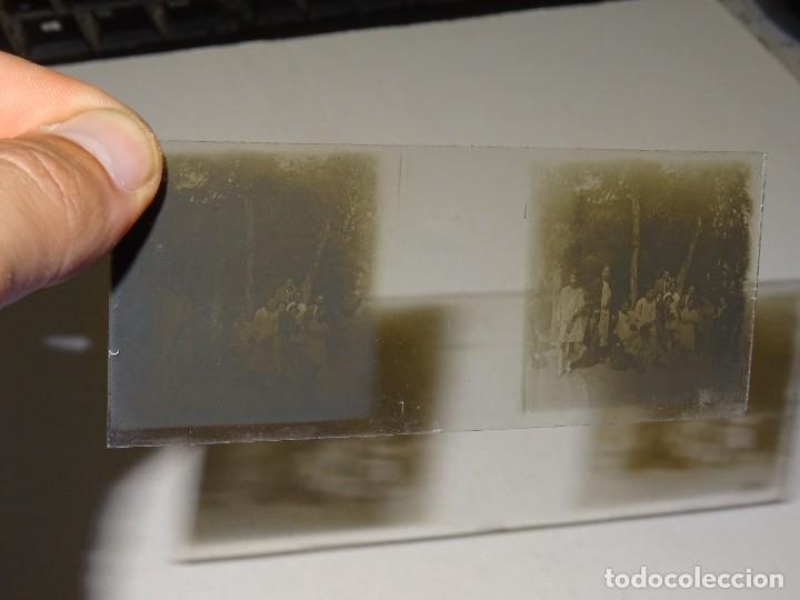 Fotograf&iacute;a antigua: (M) ESTEREOSC&Oacute;PICA DE CRITAL - VISTA DE LLIVIA (GERONA) , CARRERAS DE CABALLOS , PRINCIPIOS DEL S.XX