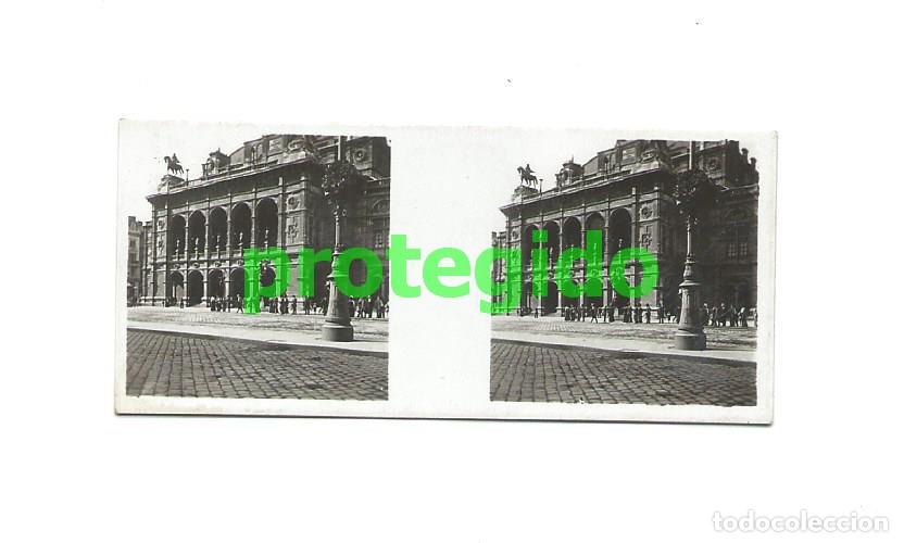 Antique Photography: AUSTRIA. TEATRO DE LA &Oacute;PERA. GALLETAS Y CHOCOLATES SOLSONA-RIUS S.A. FOTOGRAF&Iacute;A ESTEREOSC&Oacute;PICA.