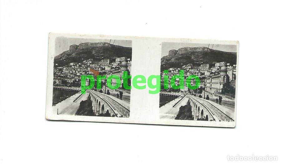 Fotograf&iacute;a antigua: M&Oacute;NACO. LA CONDAMINE-VISTA PCIAL. GALLETAS Y CHOCOLATES SOLSONA-RIUS S.A. FOTOGRAF&Iacute;A ESTEREOSC&Oacute;PICA.