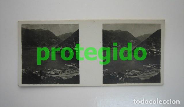 Fotograf&iacute;a antigua: ITALIA. LAGO DE COMO. GALLETAS Y CHOCOLATES SOLSONA-RIUS S.A. FOTOGRAF&Iacute;A ESTEREOSC&Oacute;PICA.