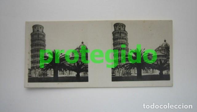 Fotograf&iacute;a antigua: ITALIA. PISA-CAMPANILE. GALLETAS Y CHOCOLATES SOLSONA-RIUS S.A. FOTOGRAF&Iacute;A ESTEREOSC&Oacute;PICA.