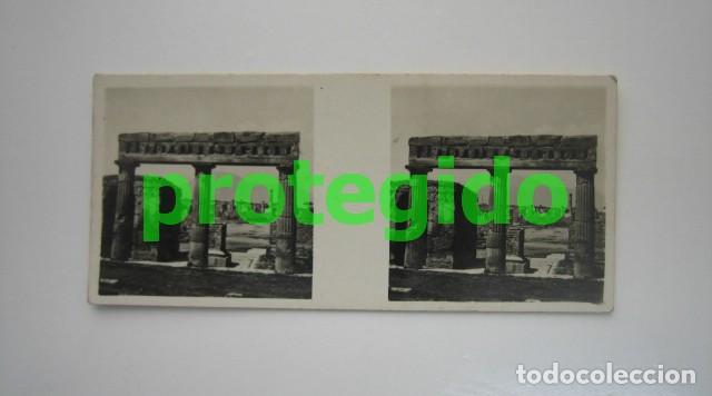 Fotograf&iacute;a antigua: ITALIA. POMPEYA-EL FORUM. GALLETAS Y CHOCOLATES SOLSONA-RIUS S.A. FOTOGRAF&Iacute;A ESTEREOSC&Oacute;PICA.