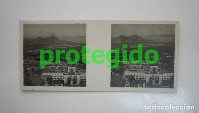 Fotograf&iacute;a antigua: ITALIA. N&Aacute;POLES-VISTA Y VESUBIO. GALLETAS Y CHOCOLATES SOLSONA-RIUS S.A. FOTOGRAF&Iacute;A ESTEREOSC&Oacute;PICA.