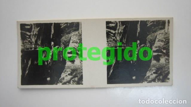 Fotograf&iacute;a antigua: SUIZA. GARGANTA DE GORNER. GALLETAS Y CHOCOLATES SOLSONA-RIUS S.A. FOTOGRAF&Iacute;A ESTEREOSC&Oacute;PICA.
