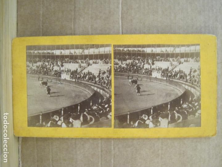 Photographie ancienne: TOROS-PLAZA TOROS-FOTO ESTEREOSCOPICA ANTIGUA-VER FOTOS-(K-8159)