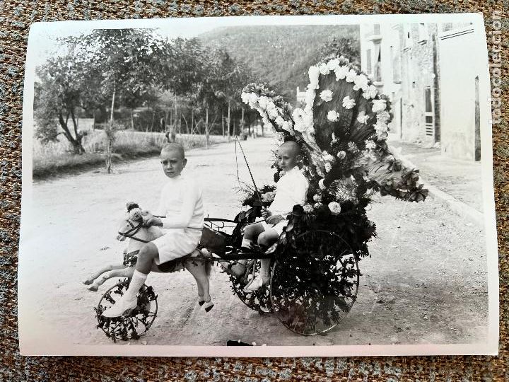 Photographie ancienne: 1 FOTOGRAFIA ARCHIVO FIESTAS FIGAR&Oacute; 1913