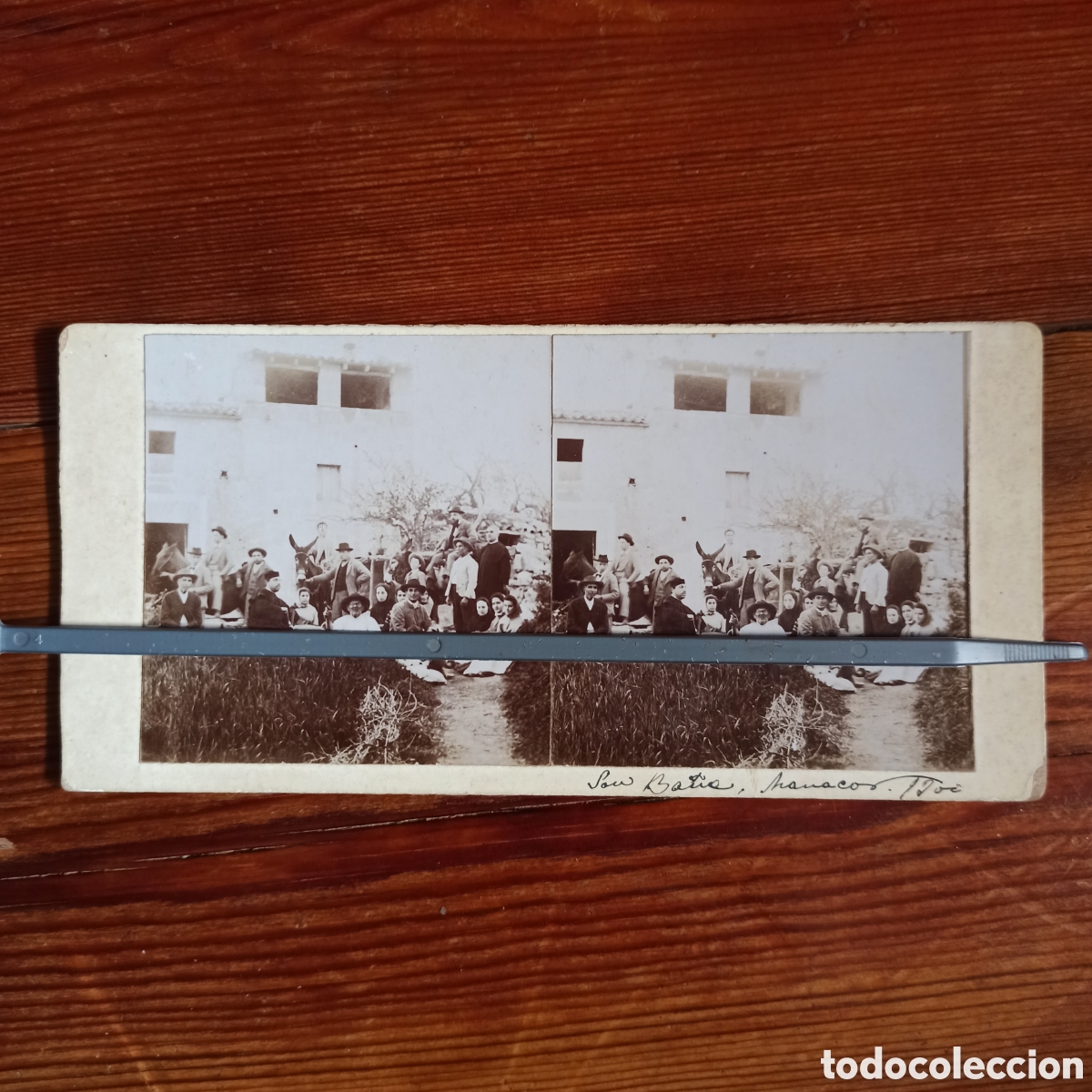 Fotograf&iacute;a antigua: Estereoscopica de Mallorca, son Ba&ntilde;a