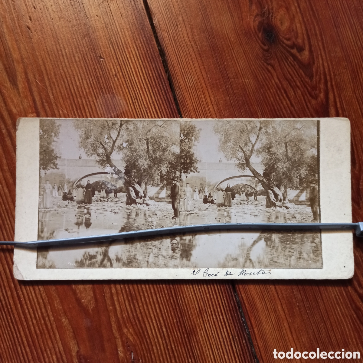 Fotograf&iacute;a antigua: Estereoscopica de Mallorca, Es coco Lloseta