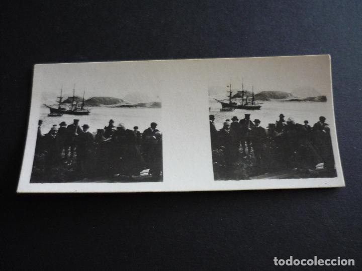 Fotografia antiga: DINAMARCA VISTA ESTEREOSCOPICA PUBLICIDAD GALLETAS Y CHOCOLATES SOLSONA 3,5 X 7,8 CMTS