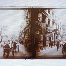 Fotografía antigua: FOTOGRAFIA ESTEREOSCOPICA EN CRISTAL DE HONG KONG, CHINA, ETNICA, AÑO 1905 APROX., MIDE 13 X 6 CMS.
