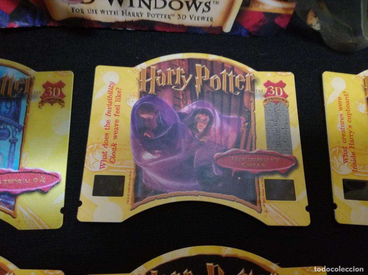 Fotograf&iacute;a antigua: VIEW MASTER - HARRY POTTER 3D WINDOWS - 5 WINDOWS AND 1 DECODER - SERIE 1 - Foto 4