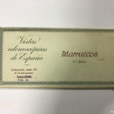 Fotografia antica: MARRUECOS, ESTEREOSCOPICAS DE ESPAÑA, 1ª SERIE, 15 VISTAS RELLEV, COLECCION Nº 84
