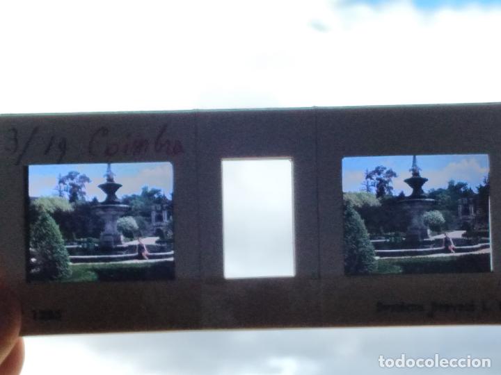 Fotografia antiga: COIMBRA PORTUGAL VISTA ESTEREOSCOPICA EN CELULOIDE 10,5 X 4,5 CMTS