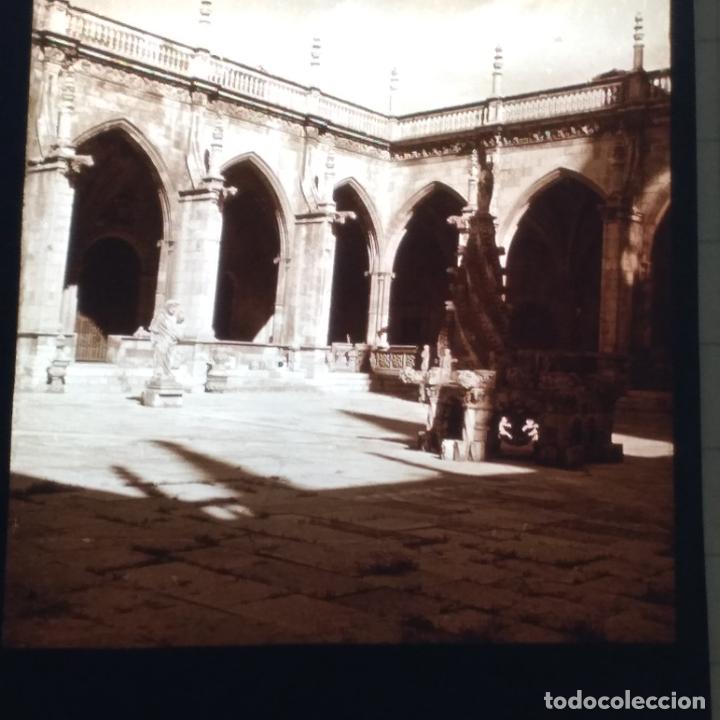 Photographie ancienne: LEON ANTIGUA PLACA DE LINTERNA MAGICA EN CRISTAL 9 X 10 CMTS