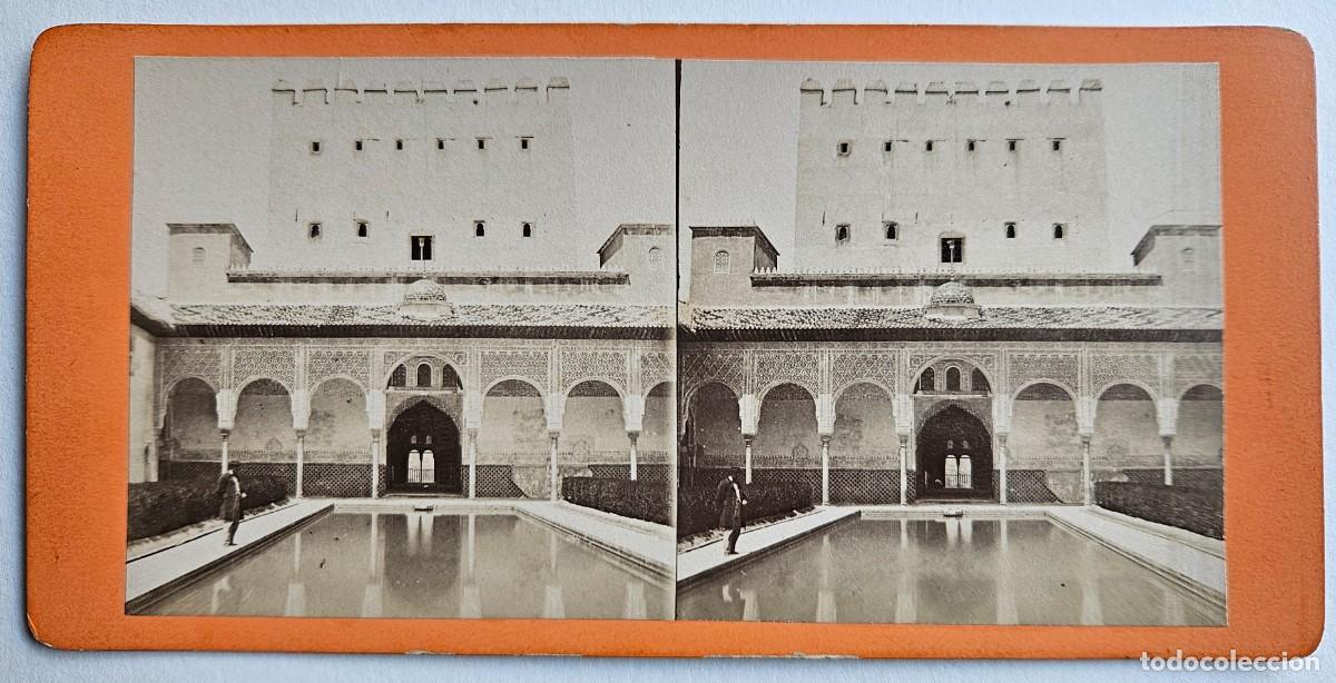 Fotograf&iacute;a antigua: Granada, Alhambra, patio de los Arrayanes - Foto 1