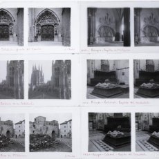 Fotografía antigua: BURGOS, 1915'S. 12 CRISTALES POSITIVOS ESTEREO 8,5X17CM. FOTOS: J. PUNTAS.