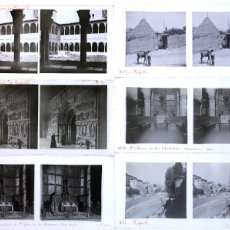Fotografía antigua: RIPOLL I SANT JOAN DE LES ABADESSES, 1915'S. 6 CRISTALES POITIVOS ESTEREO 8,5X17CM. FOTOS: J.PUNTAS.