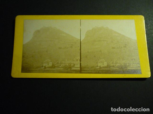 Fotograf&iacute;a antigua: LUGAR A IDENTIFICAR VISTA ESTEREOSCOPICA SIGLO XIX