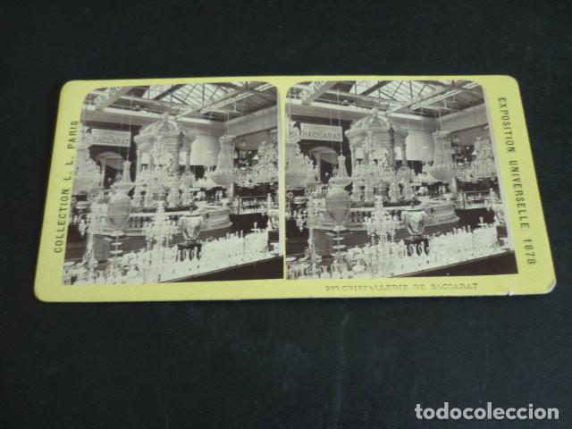 Fotograf&iacute;a antigua: PARIS EXPOSICION UNIVERSAL 1878 VISTA ESTEREOSCOPICA ALBUMINA SIGLO XIX