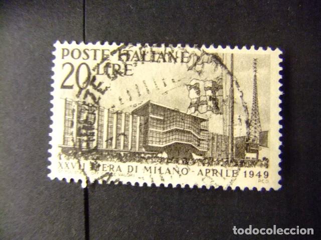 Fotografia antica: L 122 ITALIA ITALIE 1949 REPUBLICA / FERIA de MILAN / YVERT 536 FU