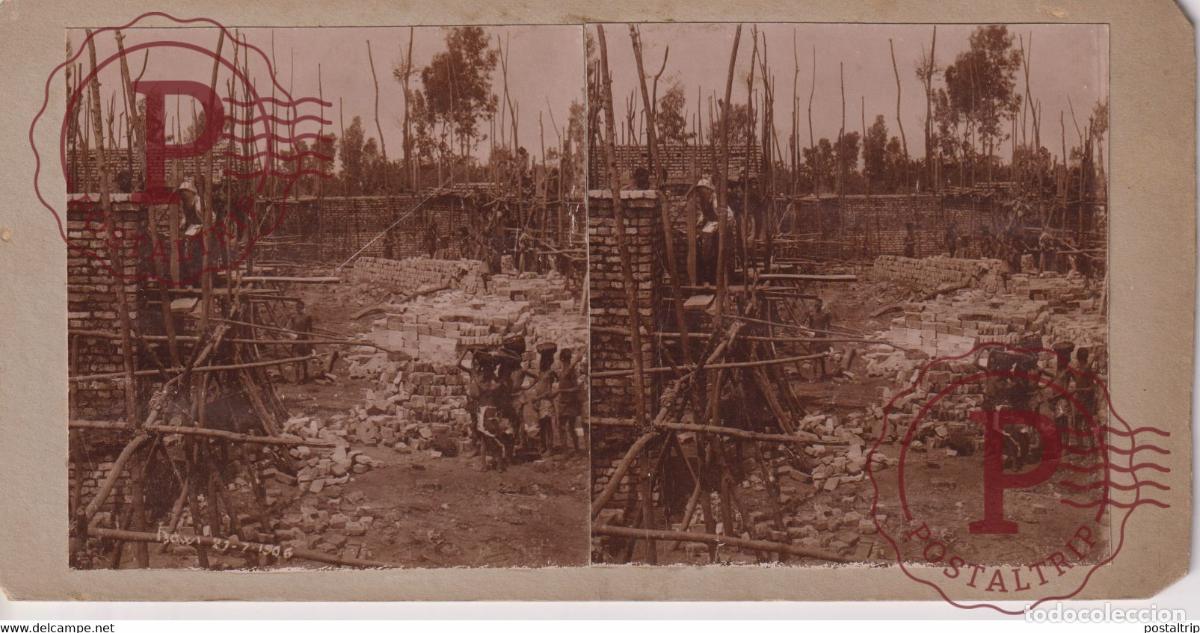 Fotografia antica: 1906 AFRIQUE AFRICA ESTEREOSCOPICA. ST&Eacute;R&Eacute;OSCOPIQUE. STEREOSCOPIC