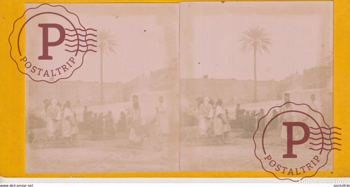 Fotografia antica: AFRIQUE AFRICA ESTEREOSCOPICA. ST&Eacute;R&Eacute;OSCOPIQUE. STEREOSCOPIC