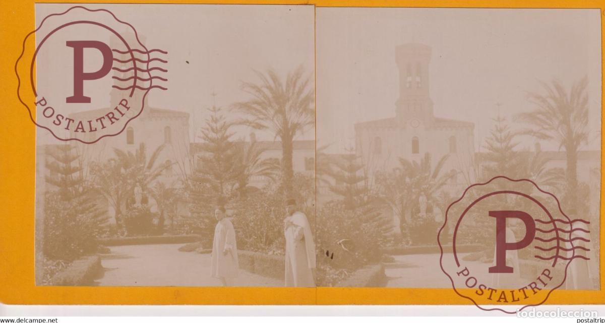 Fotografia antiga: MAISON MERE ARGELIA MAISON CARREE AFRICA AFRIQUE ESTEREOSCOPICA ST&Eacute;R&Eacute;OSCOPIQUE. STEREOSCOPIC