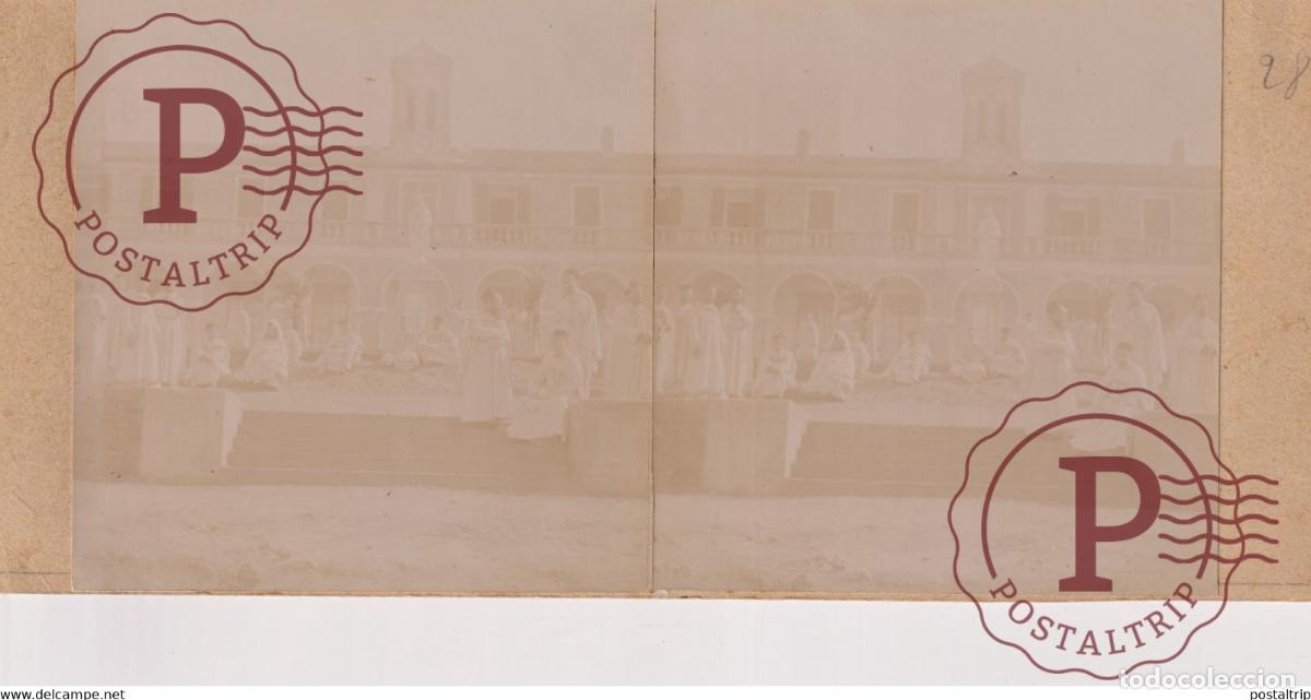 Fotografia antiga: NOVIAT ST MARIE ARGELIA MAISON CARREE AFRICA AFRIQUE ESTEREOSCOPICA ST&Eacute;R&Eacute;OSCOPIQUE. STEREOSCOPIC
