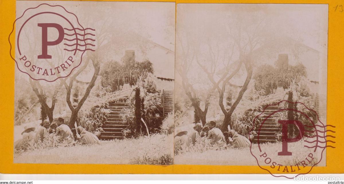 Fotograf&iacute;a antigua: ORPHELINAT ST CHARLES ARGELIA AFRICA AFRIQUE ESTEREOSCOPICA ST&Eacute;R&Eacute;OSCOPIQUE. STEREOSCOPIC