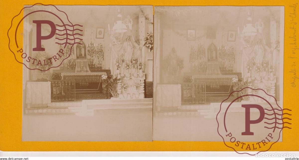 Fotografia antiga: ORPHELINAT ST CHARLES KABYLE MAISON M&Egrave;RE DES SOEURS ARGELIA AFRICA AFRIQUE ESTEREOSCOPICA ST&Eacute;R&Eacute;OSC