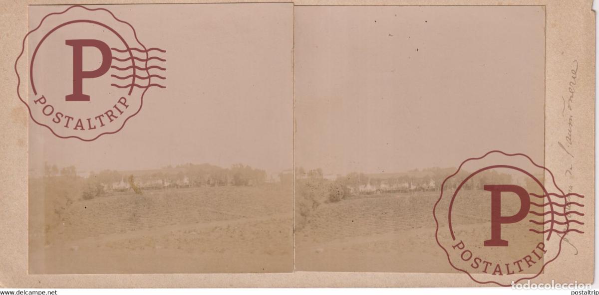 Fotografia antiga: aumonerie st charles BIRMANDREIS ARGELIA AFRICA AFRIQUE ESTEREOSCOPICA ST&Eacute;R&Eacute;OSCOPIQUE. STEREOSCOPIC