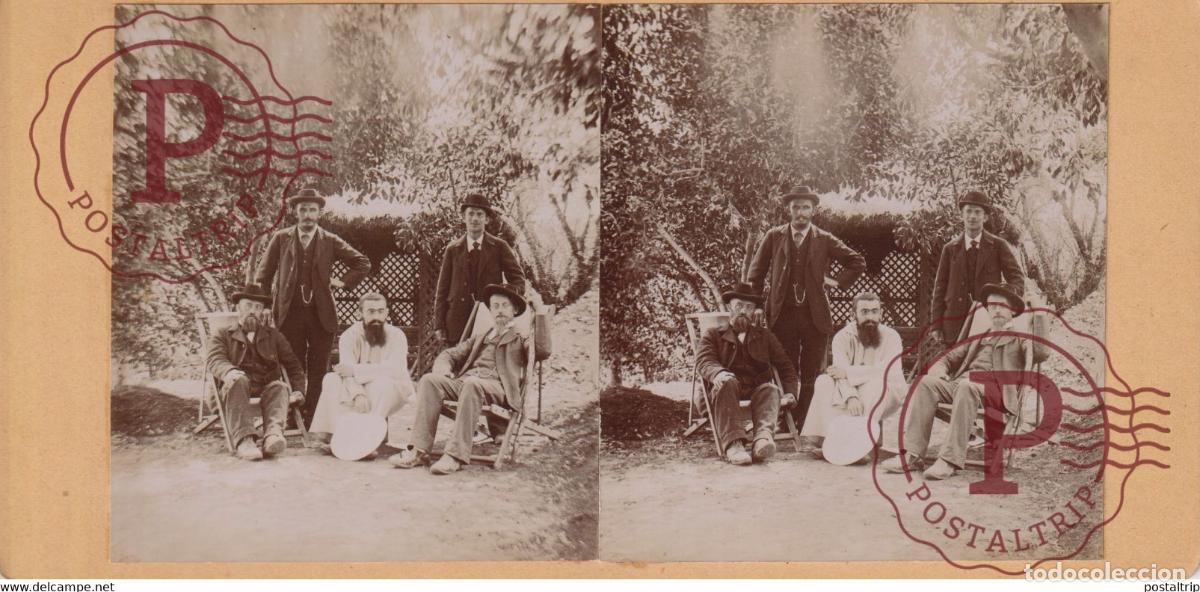 Fotografia antiga: aumonerie st charles BIRMANDREIS ARGELIA AFRICA AFRIQUE ESTEREOSCOPICA ST&Eacute;R&Eacute;OSCOPIQUE. STEREOSCOPIC