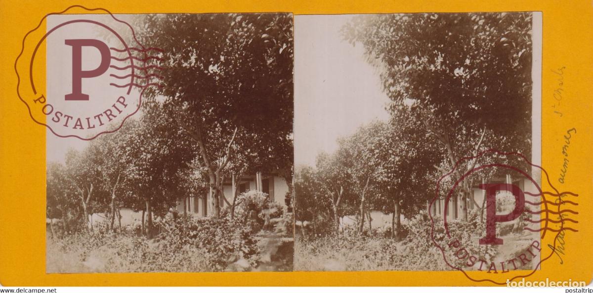 Fotografia antiga: aumonerie st charles BIRMANDREIS ARGELIA AFRICA AFRIQUE ESTEREOSCOPICA ST&Eacute;R&Eacute;OSCOPIQUE. STEREOSCOPIC