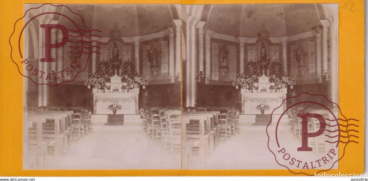 Fotografia antiga: Hopital Sainte Elisabeth ARGELIA AFRICA AFRIQUE ESTEREOSCOPICA ST&Eacute;R&Eacute;OSCOPIQUE. STEREOSCOPIC