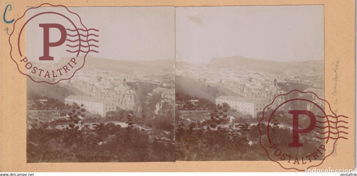 Fotografia antica: Alg&eacute;rie QUARTIER ARABE PONT CONSTANTINE ALGERIA AFRICA AFRIQUE ESTEREOSCOPICA ST&Eacute;R&Eacute;OSCOPIQUE. STER