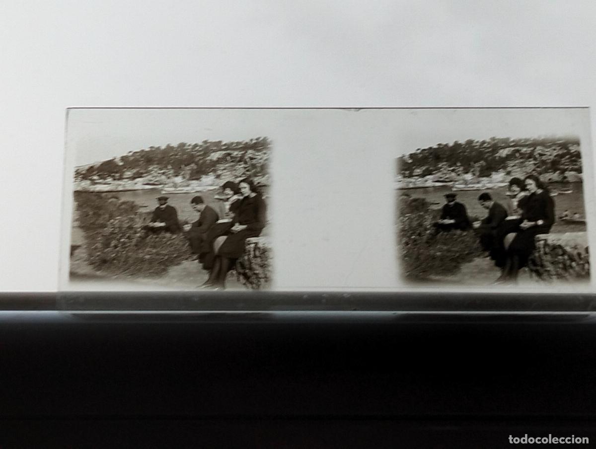 Fotografia antica: MALLORCA PLACA ESTEREOSCOPICA CRISTAL 4,5 X 10,5 CM