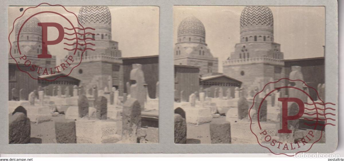 Fotograf&iacute;a antigua: TOMBEAUX 13*6cm ESTEREOSCOPICA ST&Eacute;R&Eacute;OSCOPIQUE STEREOSCOPIC