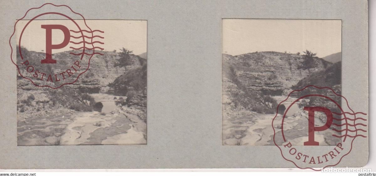Fotograf&iacute;a antigua: LE PAYSAGE 13*6cm ESTEREOSCOPICA ST&Eacute;R&Eacute;OSCOPIQUE STEREOSCOPIC