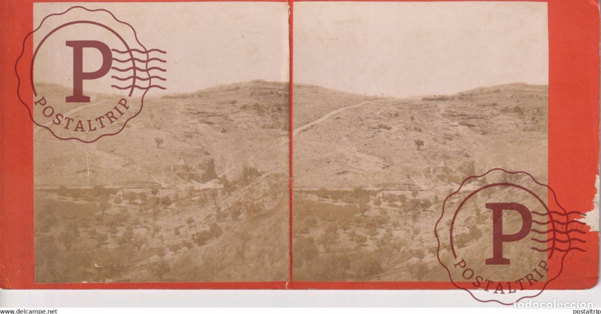 Photographie ancienne: VALLEE DU GEDURON 18*9CM ESTEREOSCOPICA STEREOSCOPIC