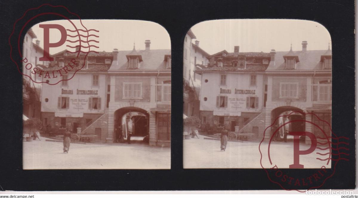 Fotograf&iacute;a antigua: Albula Alps Switzerland SUIZA SUISSE +-17*9CM ESTEREOSCOPICA STEREOSCOPIC francestereo