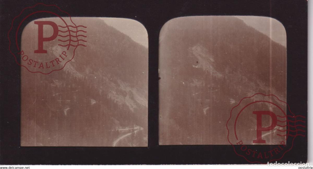 Fotograf&iacute;a antigua: Maloja Alps SCHWEIZ SUIZA SUISSE +-17*9CM ESTEREOSCOPICA STEREOSCOPIC francestereo