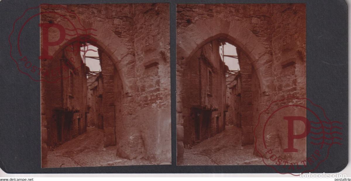 Fotograf&iacute;a antigua: 48 LOZERE Entraigues FRANCE +-17*9CM ESTEREOSCOPICA STEREOSCOPIC francestereo
