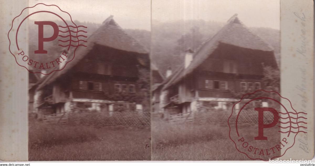Fotograf&iacute;a antigua: Hausach , Schwarzwald Baden-Wurtemberg GERMANY DEUTSCHLAND +-18*9CM ESTEREOSCOPICA STEREOSCOPIC fr