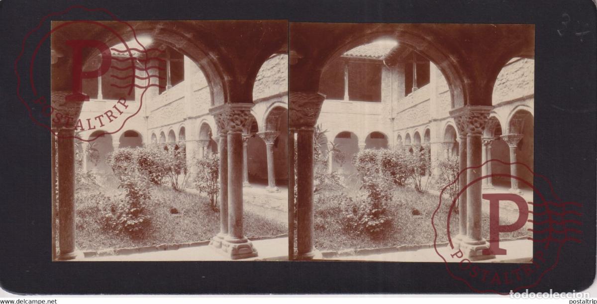 Alte Fotografie: ST LIZIER 09 Ari&egrave;ge FRANCE +-17*9CM ESTEREOSCOPICA STEREOSCOPIC francestereo