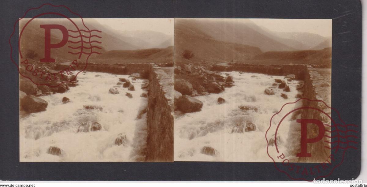 Alte Fotografie: PRRYNEES TOURMALET BAREGES FRANCE +-17*9CM ESTEREOSCOPICA STEREOSCOPIC francestereo