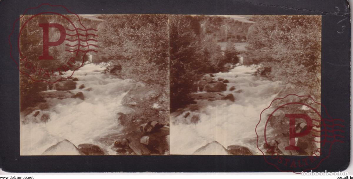 Alte Fotografie: Hautes Pyr&eacute;n&eacute;es BAREGES FRANCE +-17*9CM ESTEREOSCOPICA STEREOSCOPIC francestereo