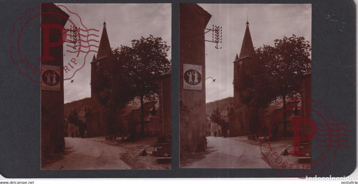 Alte Fotografie: Loz&egrave;re : Banassac FRANCE +-17*9CM ESTEREOSCOPICA STEREOSCOPIC francestereo
