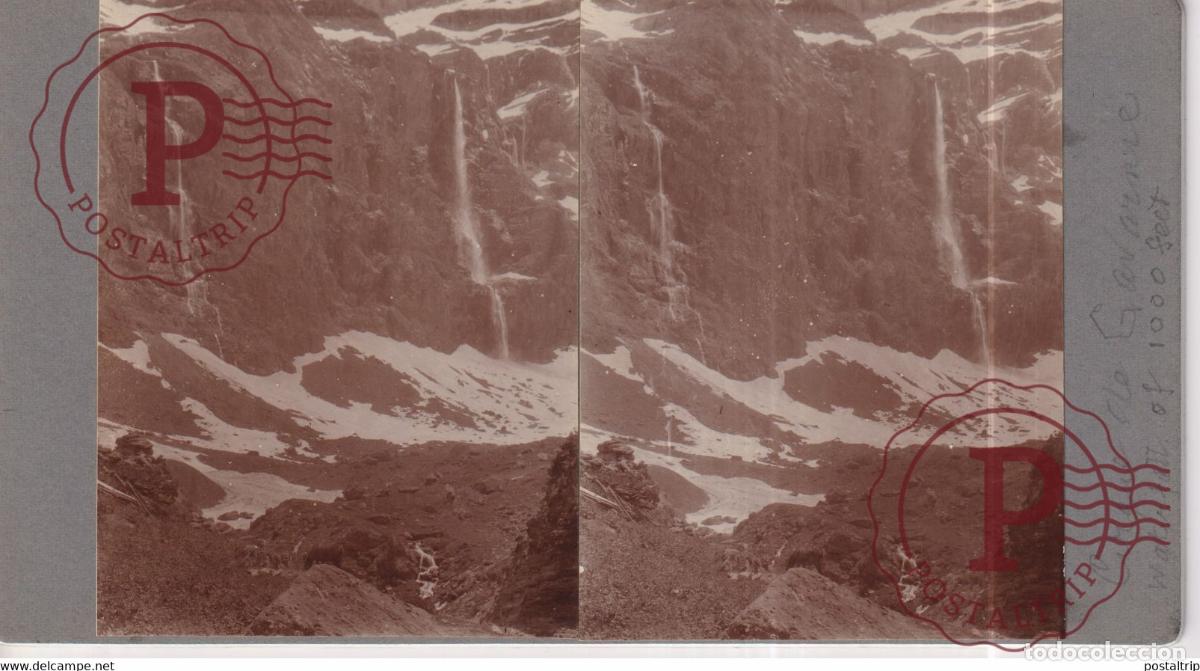 Fotograf&iacute;a antigua: 65 HAUTES PYRENEES GAVARNIE de Gavarnie +-17*9CM ESTEREOSCOPICA STEREOSCOPIC francestereo