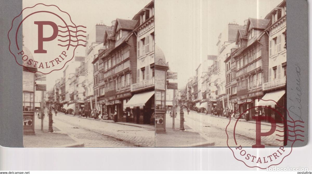 Fotograf&iacute;a antigua: Calvados Lisieux 14 FRANCE +-17*9CM ESTEREOSCOPICA STEREOSCOPIC francestereo
