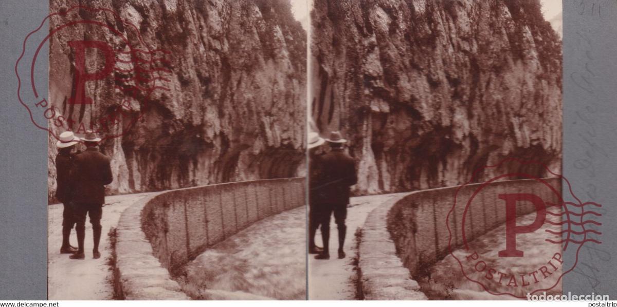 Fotograf&iacute;a antigua: ST GEORGES DEFILE [11] Aude Axat FRANCE +-17*9CM ESTEREOSCOPICA STEREOSCOPIC francestereo